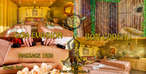 GOA EVASION 1H30MASSAGE weekend